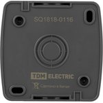 SQ1818-0116, Bell button for open installation IP44 6A grey "Seliger" TDM Electric