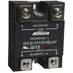 KSI240A40-L, KSI Series Solid State Relay, 40 A Load, Panel Mount ...