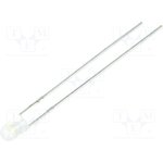 LL-304WM2P-W2-1MF, LED; 3mm; white cold; 2200?3800mcd; 30°; Front: convex; 2.8?3.8V