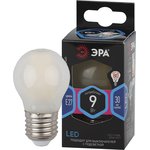 Лампочка светодиодная ЭРА F-LED P45-9w-840-E27 frost E27 / Е27 9Вт филамент шар ...