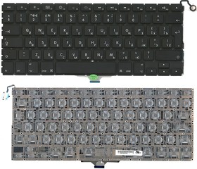 Фото 1/3 Клавиатура для ноутбука MacBook Air A1304 A1237 13.3 черная большой ENTER