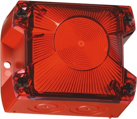 Фото 1/2 21510805000, PY X-S-05 Series Red Flashing Beacon, 24 V dc, Panel Mount, Xenon Bulb