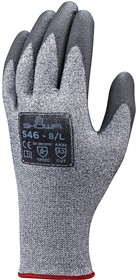 Фото 1/3 SHO5464, Duracoil Grey HPPE, Polyester Cut Resistant Work Gloves, Size 9, XL, Polyurethane Coating