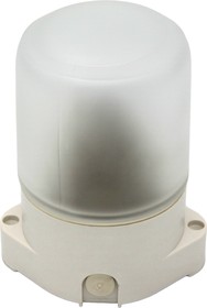 Фото 1/2 Светильник ЭРА НББ 01-60-001 для бани пластик/стекло прямой IP65 E27 max 60Вт 135х105х84 белый Б0048030