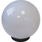 Садово-парковый светильник ЭРА НТУ 02-60-251 шар опаловый призма на опору / кронштейн IP44 Е27 max60Вт d250mm Б0048044