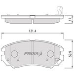 FPH21, Колодки тормозные HYUNDAI Elantra (06-) передние (4шт.) FRIXA