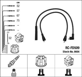 0604, Провода зажигания (к-т) RC-FD509