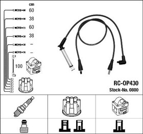 0800, Комплект в/в проводов RC-OP430