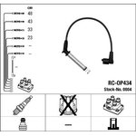 0804, Провода высоковольтные RC-OP434 OPEL VECTRA A 1.6i 93-95 RC-OP434 NGK 0804