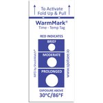 WM 30/86 10PK, Non-Reversible Temperature Sensitive Label, +30°C to +37°C, 1 Level Levels