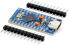 Плата Arduino Pro Micro на базе ATmega32U4 (аналог Arduino Leonardo), TYPE-C