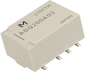 AGQ200S24Z, Signal Relay, Dpdt, 2A, 24Vdc, Smd Rohs Compliant