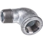 770092204, Galvanised Malleable Iron Fitting, 90° Elbow ...