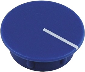 C211 BLUE, 21mm Blue Potentiometer Knob Cap, C211 BLUE