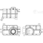 LET 0581, Бачок расширительный Chevrolet Aveo (T250, T255) 08- Luzar