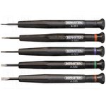 4-380, Набор: набор отверток; Кол-во шт: 5; прецизионная