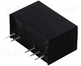 MGJ2D122005BSC, Converter: DC/DC; 2W; Uin: 12V; Uout: 20VDC; Uout2: -5VDC; Iout: 80mA