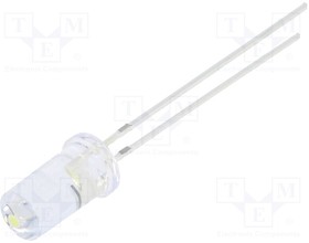 OSW5DK5T51A-CRLED14, CRLED; 4.8mm; white cold; 5800mcd; 50°; Front: flat; 5.5?20V