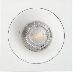 Фото 1/3 Denkirs DK2025-BK Встраиваемый светильник, IP 20, 50 Вт, GU10, черный, алюминий