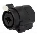 ACJC6VBULK, Jack Connector 1/4 in Chassis Mount Jack Connector Socket 7.5A