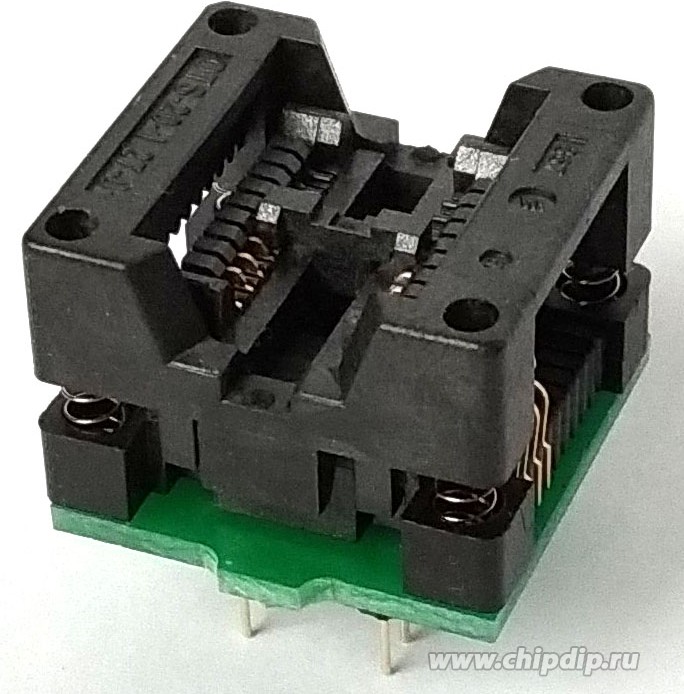 SOIC8/SOP8 - DIP8 панелька адаптер mil - mahaon-oborudovanie.ru - Робототехника и радиодетали