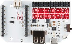 Фото 1/2 Power Dock 2, Плата расширения форм-фактора Expansion Dock для Omega2+ с разъемом 3.7В Li-Po