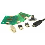 ZX62R-AB-5P(30), USB Connectors 5P MALE RECEPTACLE Micro AB TopMnt