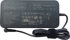 Фото 1/3 Блок питания (сетевой адаптер) для ноутбуков Asus 19V 6.32A 120W 6.0x3.7 мм черный slim, без сетевого кабеля Premium