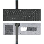 Клавиатура для ноутбука Asus K55 черная без рамки (вертикальный Enter)