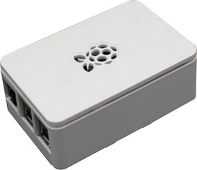 Фото 1/2 Корпус ACD RA178 Корпус ACD White ABS Plastic case with Logo for Raspberry Pi 3 B/B+, совместим с креплением VESA Mount (RASP1791) RA178 Кор
