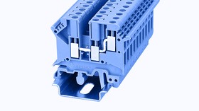 PC4-TW-01P-12-00A(H), клеммник 3P, 0.2 ~ 4 мм2, шаг 6.2мм, синий / PC4-TW-01P-12-00A(H)