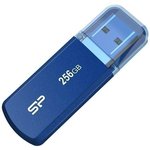 SP256GBUF3202V1B, Флеш накопитель 256Gb Silicon Power Helios 202, USB 3.2, Голубой