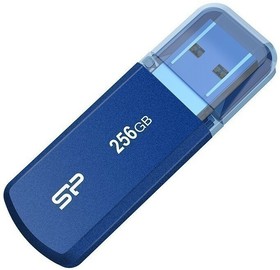 USB Flash накопитель 256Gb Silicon Power Helios 202 Blue (SP256GBUF3202V1B)