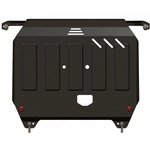 101911V1, ЗАЩИТА КАРТЕРА И КПП KIA RIO, HYUNDAI SOLARIS 1,4, 1,6 (2010 - 2016)