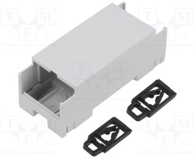 ZD3102J ABS V0, Enclosure: for DIN rail mounting; Y: 90mm; X: 36mm; Z: 33.5mm; ABS