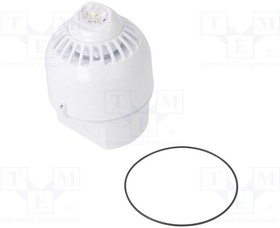 ESC-5001, Сигнализатор: светозвуковой; 17-60ВDC; LED; белый; белый; IP21
