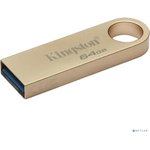 Флеш Диск Kingston 64GB DataTraveler SE9 DTSE9G3/64GB USB3.0 золотистый