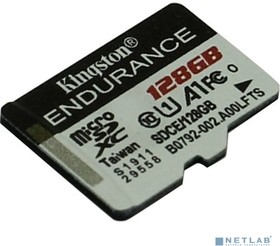 Фото 1/10 Micro SecureDigital 128Gb Kingston SDCE/128GB {MicroSDHC Endurance Flash Memory Card}