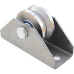 Ролик для ворот МЕТАЛЛ d.65 под УГОЛ на ПЛАТФОРМЕ С3616