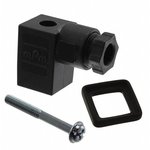 121023-0466, Valve Connector, Socket, Right Angle, Black, PG7, Contacts - 3