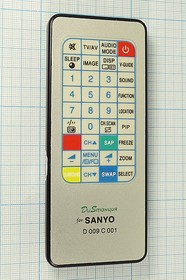 Пульт дистанционного управления (ДУ) SANYO, D009C001, универсал