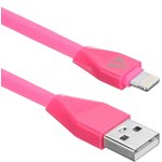 USB кабель ACD-Life Lightning ~ USB-A TPE, 1м, маджента (ACD-U920-P5M)