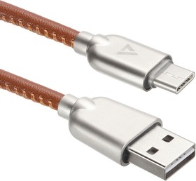 Фото 1/4 Кабели USB ACD USB кабель ACD-Allure Type-C ; USB-A Кожа, 1м, коричневый (ACD-U926-C2N)