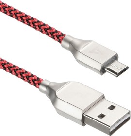 Фото 1/4 Кабели USB ACD USB кабель ACD-Titan MicroUSB ; USB-A Нейлон, 1м, красно-черный (ACD-U927-M1R)