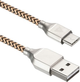 Фото 1/4 Кабели USB ACD USB кабель ACD-Titan Type-C ; USB-A Нейлон, 1м, желто-черный (ACD-U927-C2Y) (550922)