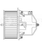LFH10122, Вентилятор салона