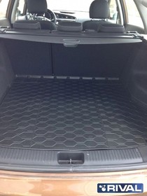 Фото 1/7 12801004, Коврик автомобильный в багажник Kia Ceed II универсал 2012-2018, полиуретан