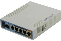 Фото 1/10 MikroTik RB962UiGS-5HacT2HnT Беспроводной маршрутизатор hAP ac 2.4+5ГГц, 802.11a/b/g/n/ac, 5x Ethernet 1G, 1x SFP