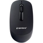 Gembird MUSW-365 {Мышь беспроводная, 2.4ГГц, черн, покрытие soft touch, 3кн ...