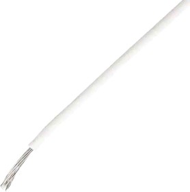 Фото 1/3 55A0111-16-9, White 1.3 mm² Harsh Environment Wire, 16 AWG, 19/29, 100m, ETFE Insulation